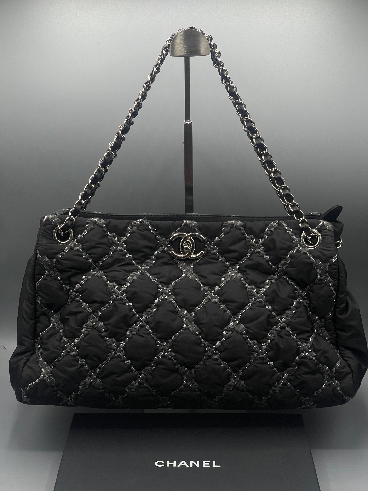 Cabas shops chanel noir