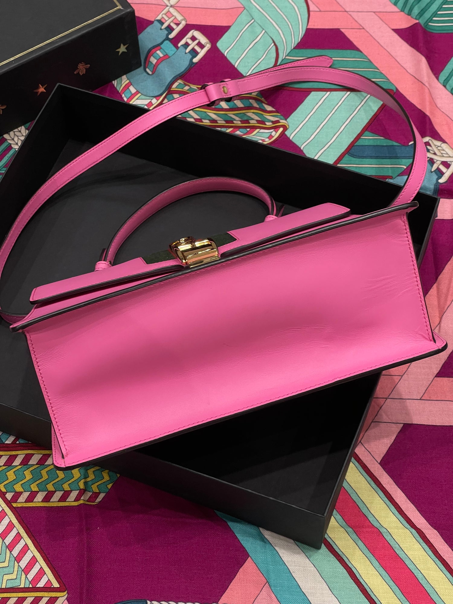 Gucci - Borsa Sylvie GM rosa