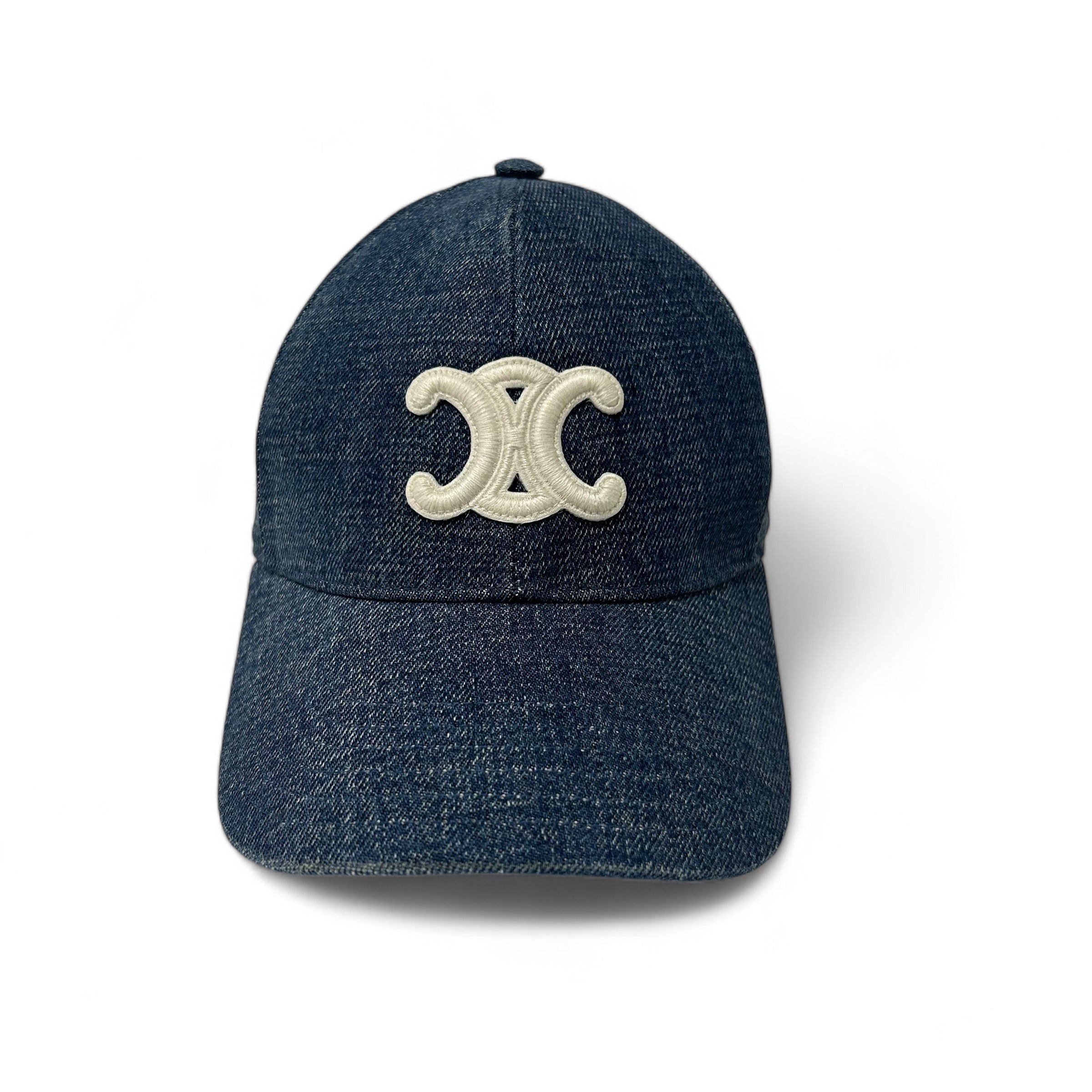 Celine - Casquette baseball triomphe denim