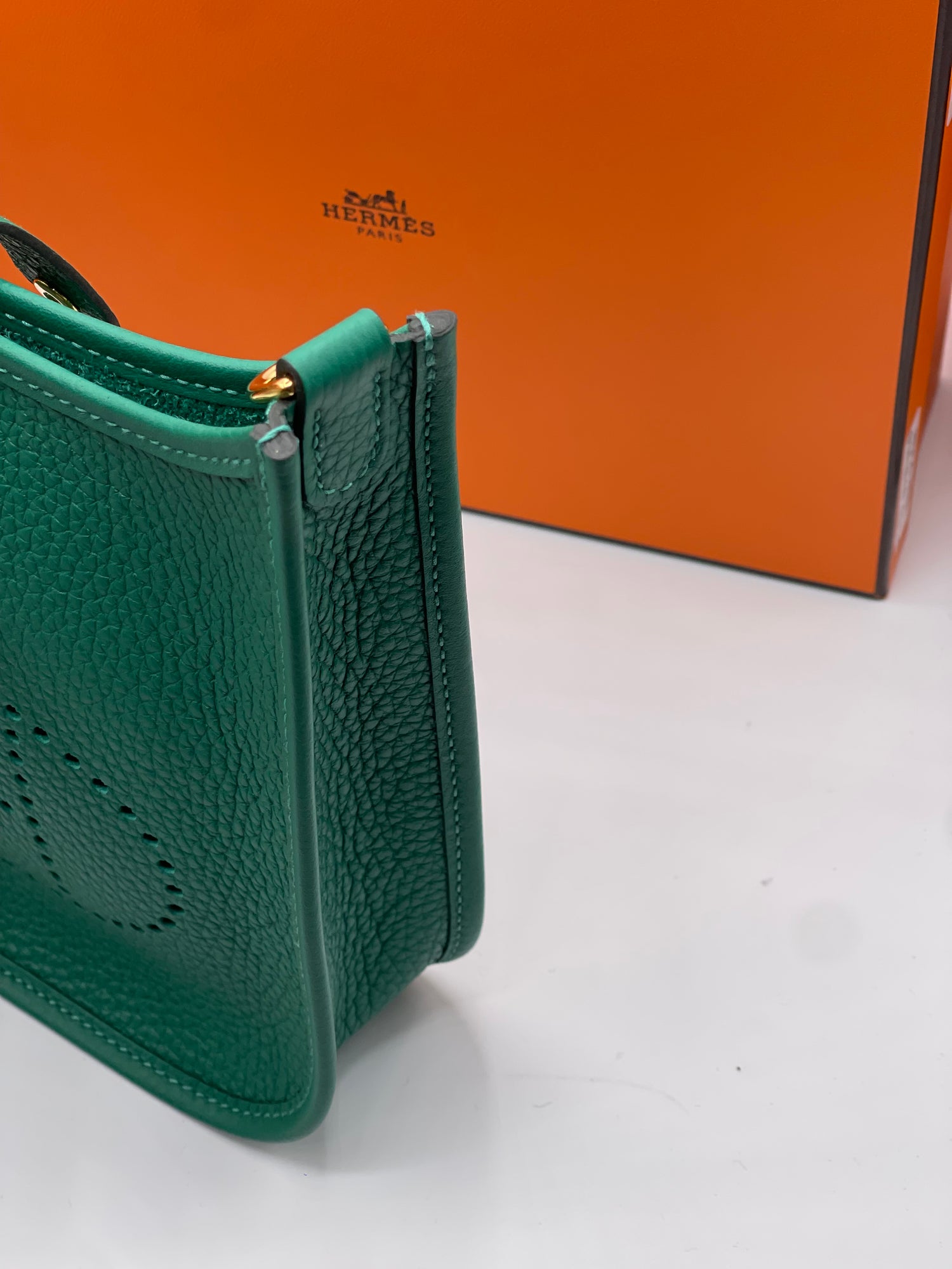 Hermès - Borsa Evelyne 16 verde Vertigo