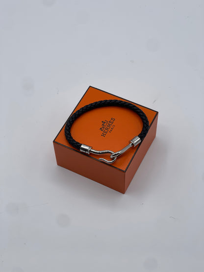 Hermès - Bracelet Jumbo H noir