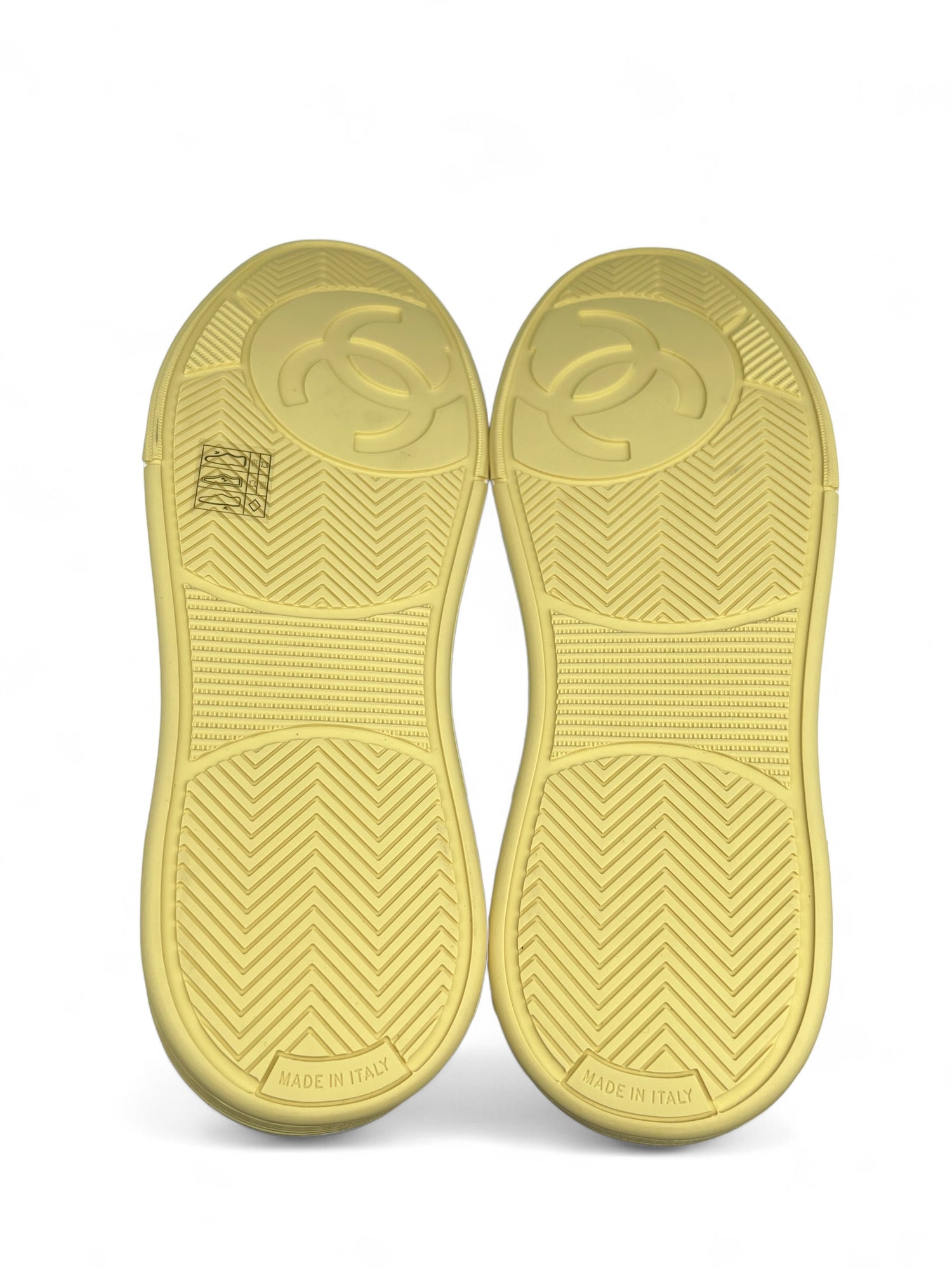 Chanel - Baskets Jaune T38