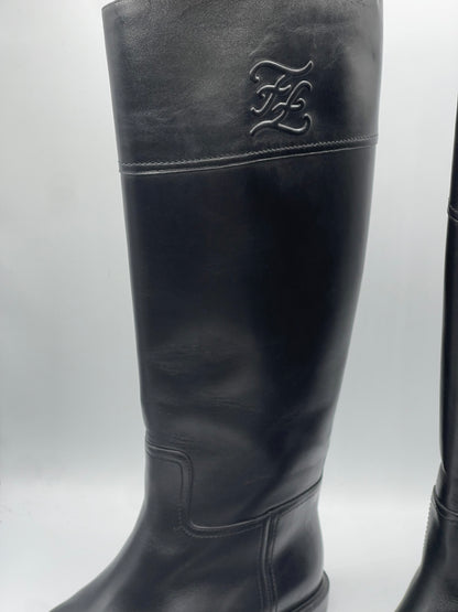 Fendi - Bottes Cavalière FF T39