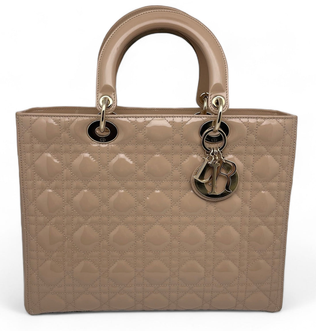 Dior Lady Dior Beige L Tasche