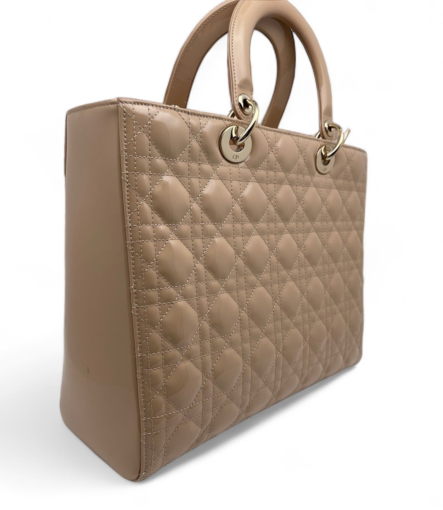 Dior Lady Dior Beige L Borsa