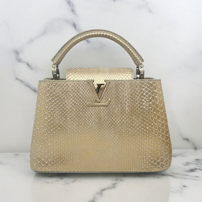 Louis Vuitton - Sac Capucines Python