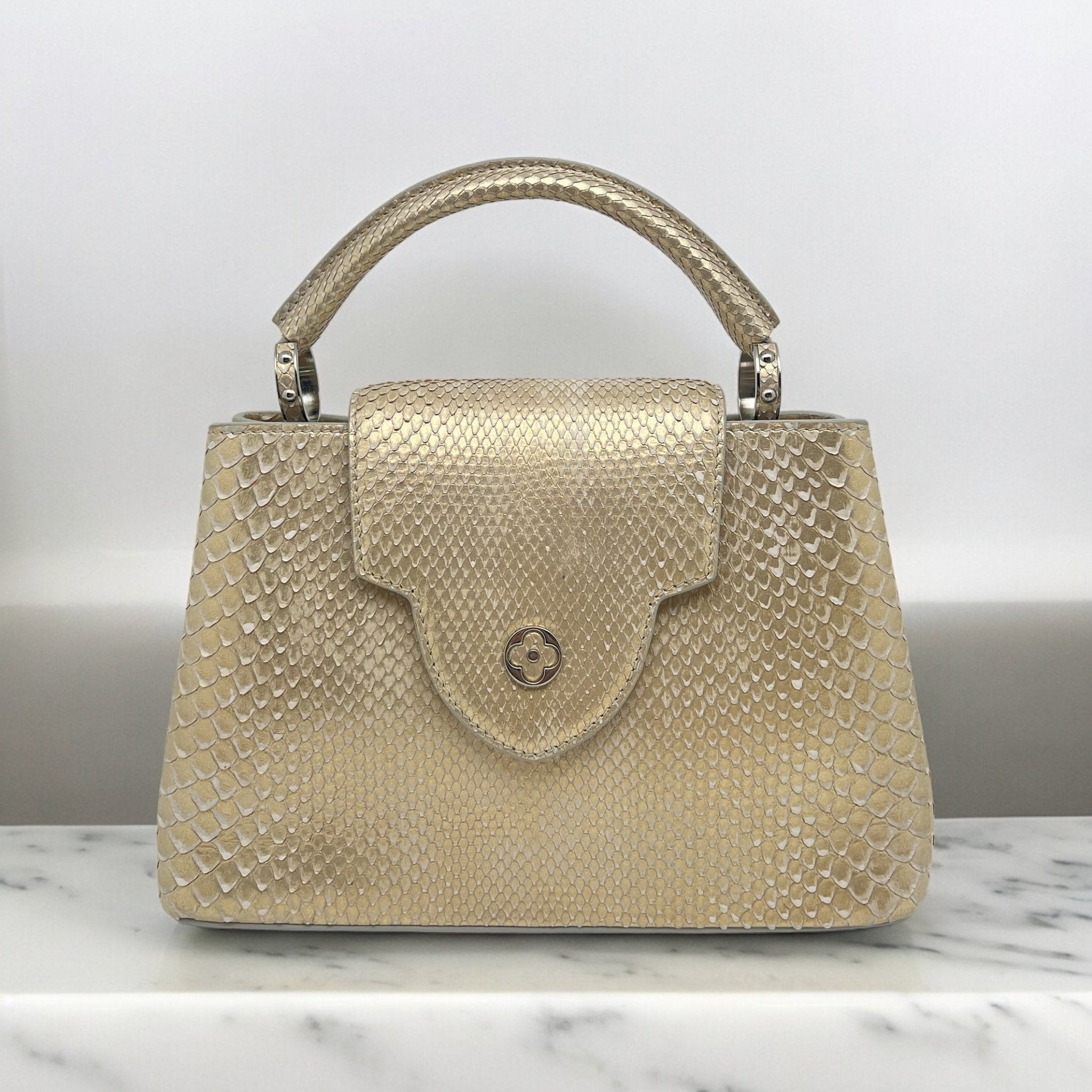 Louis Vuitton - Sac Capucines Python