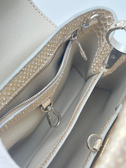 Louis Vuitton - Sac Capucines Python