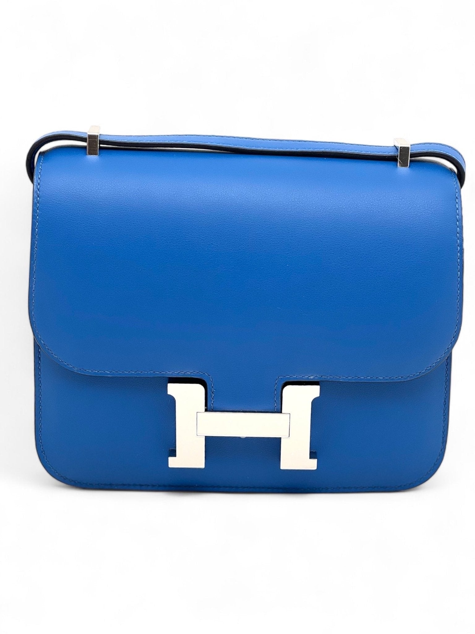 Hermès - Sac Constance 18 Bleu France