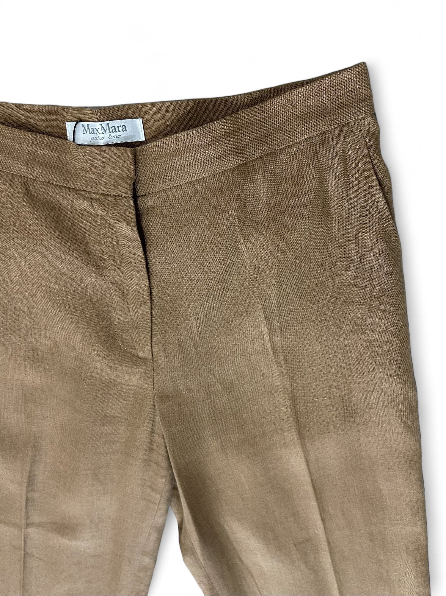 Max Mara - Pantalon en lin T40