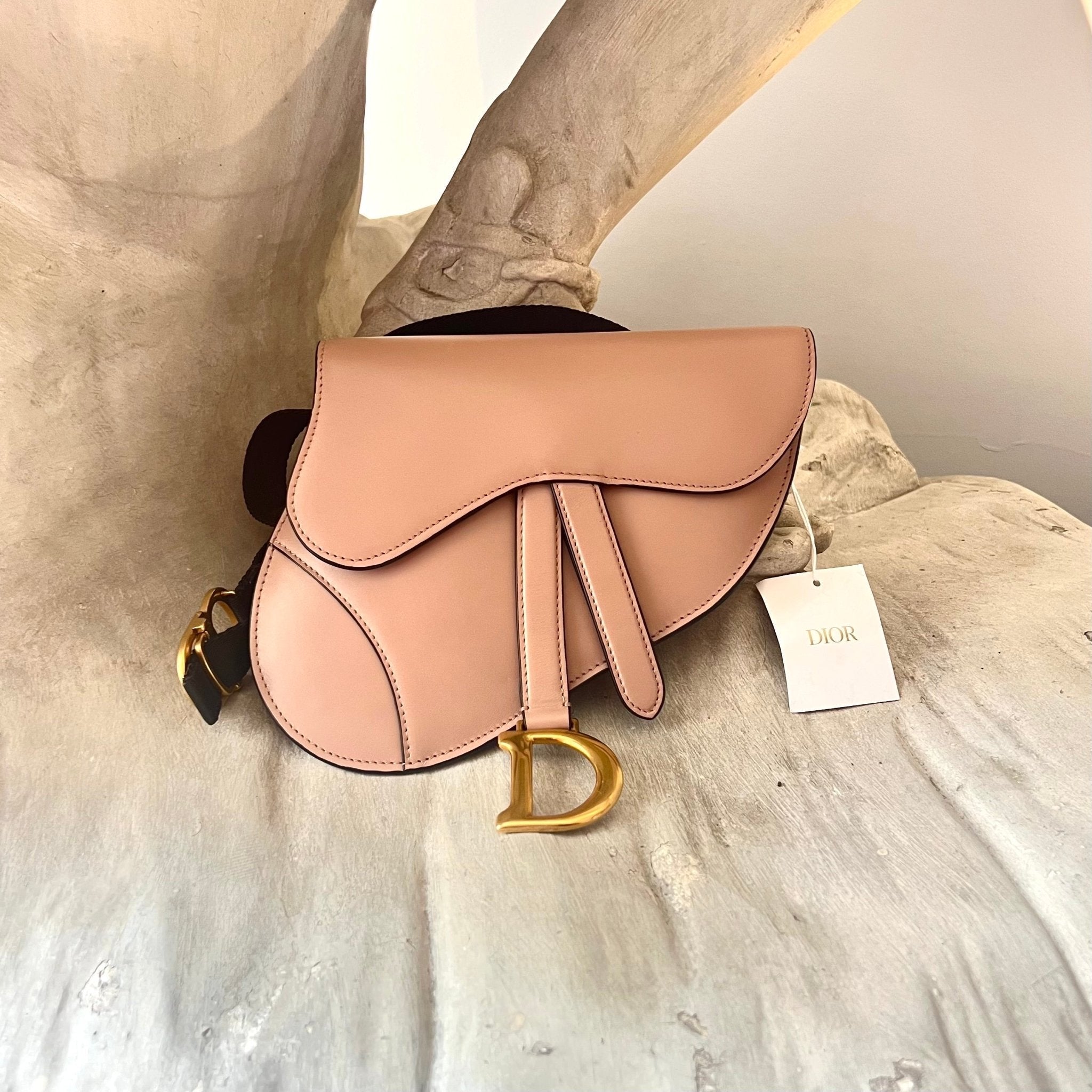 Dior - Saddle belt Rose