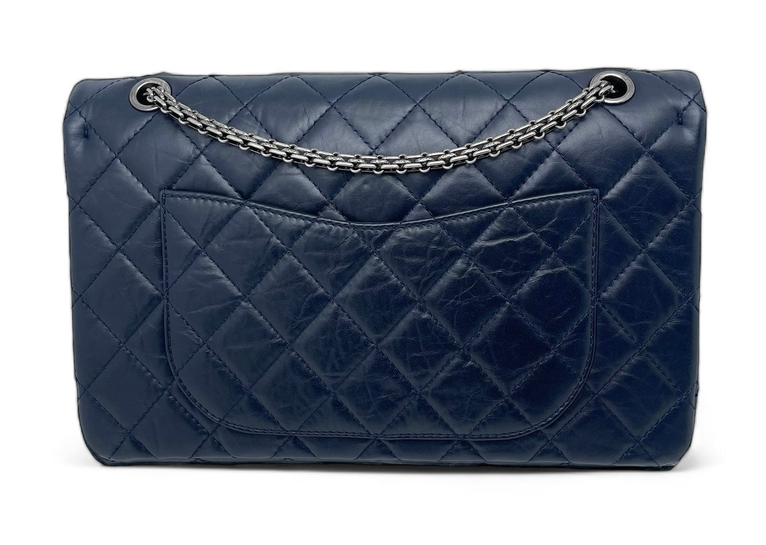 Chanel - Sac 2.55 bleu marine