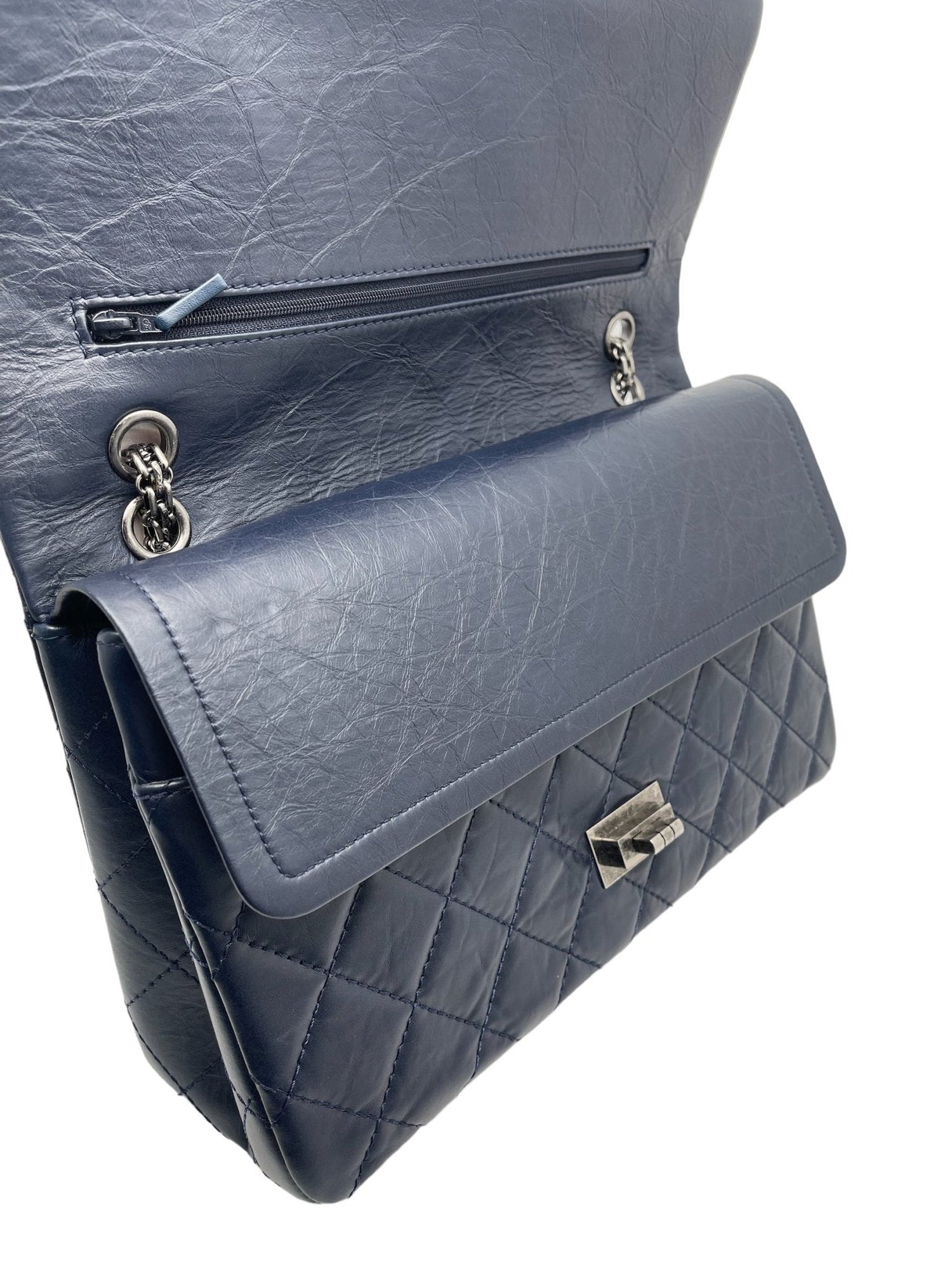 Chanel 2.55 navy blue Bag