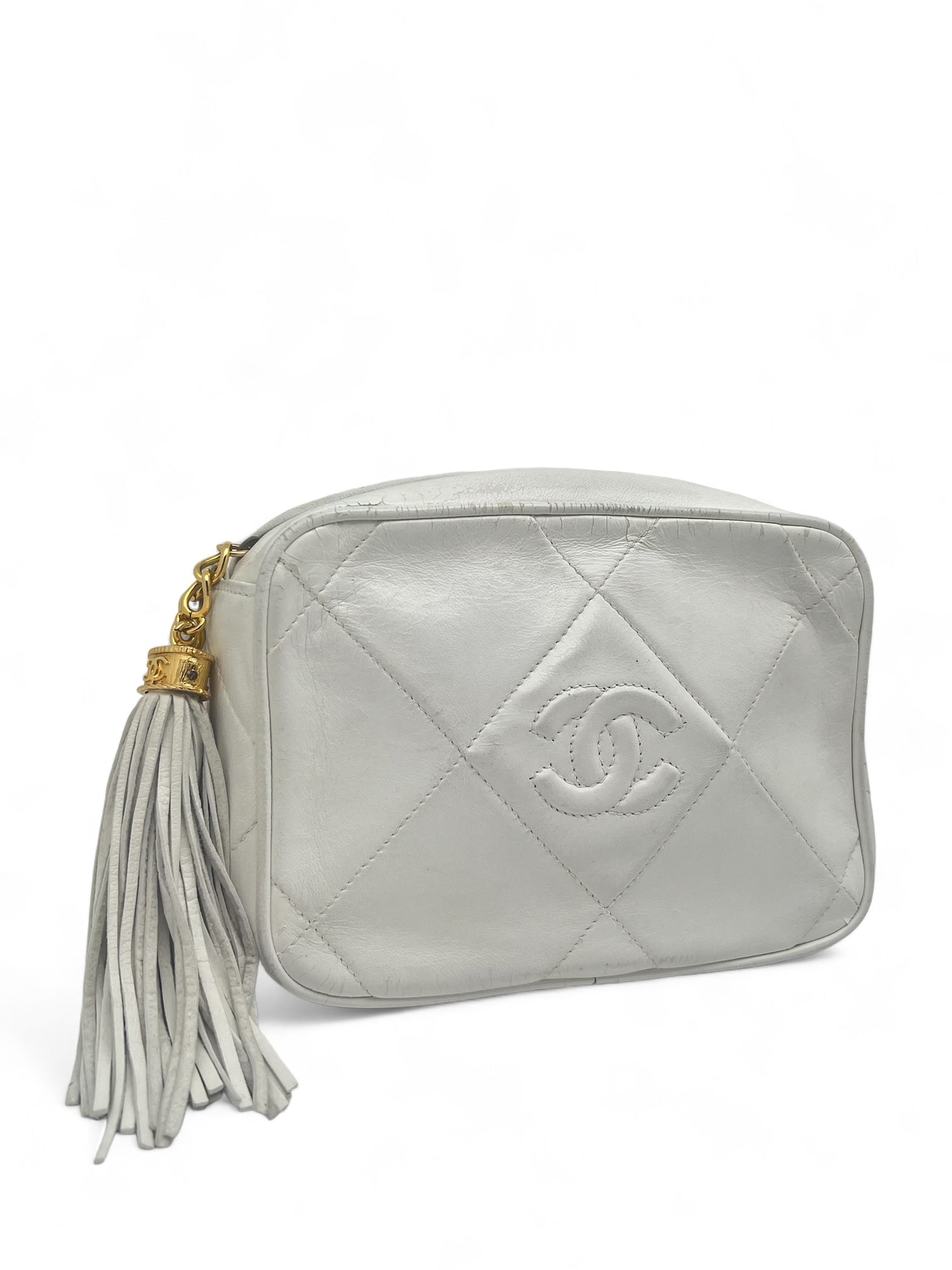 Chanel - Sac camera cuir lisse