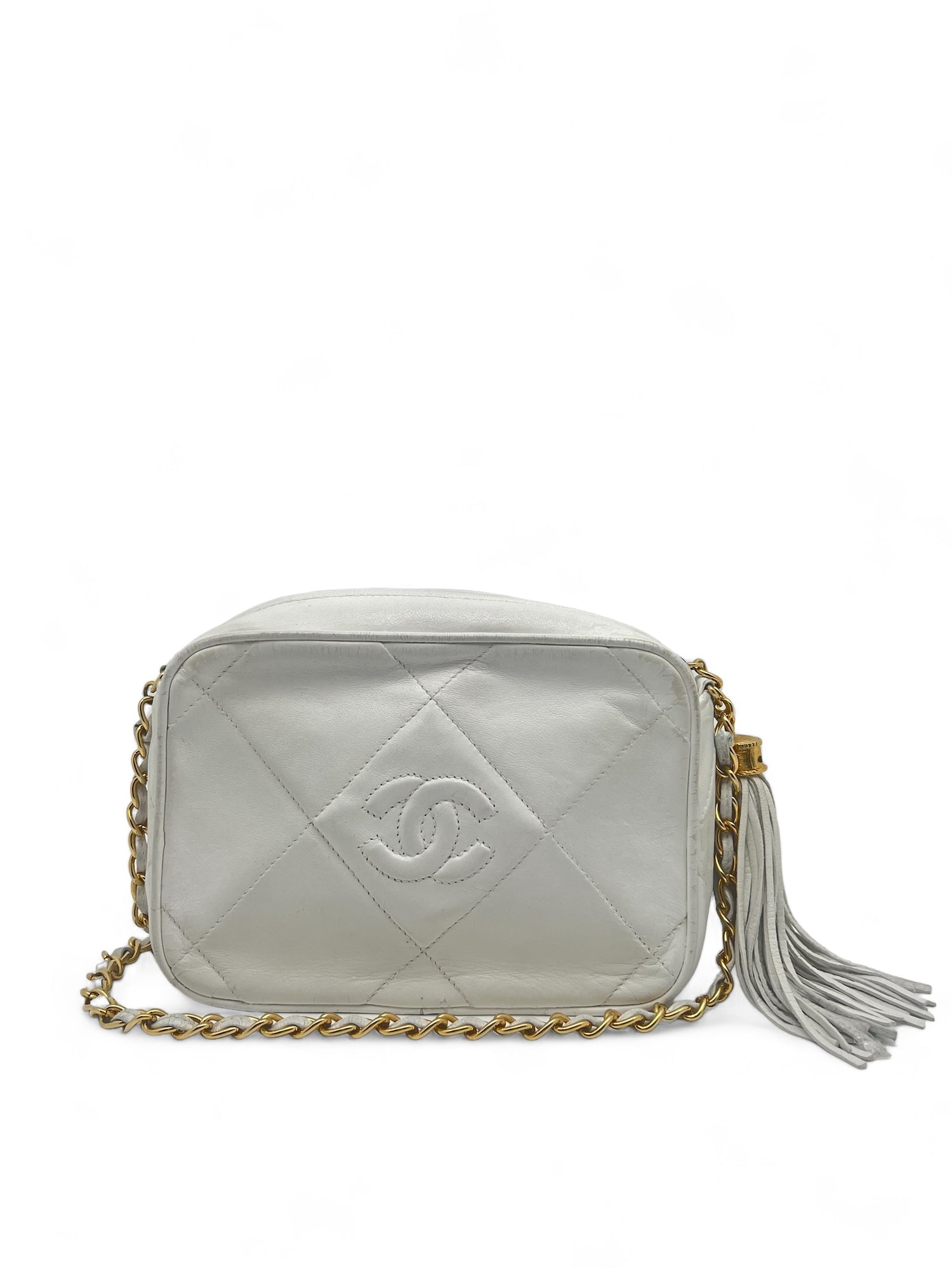 Chanel - Sac camera cuir lisse