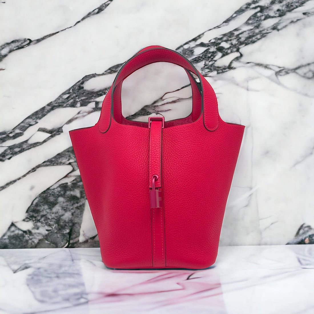 Hermès - Sac Picotin 18 Rose Mexico