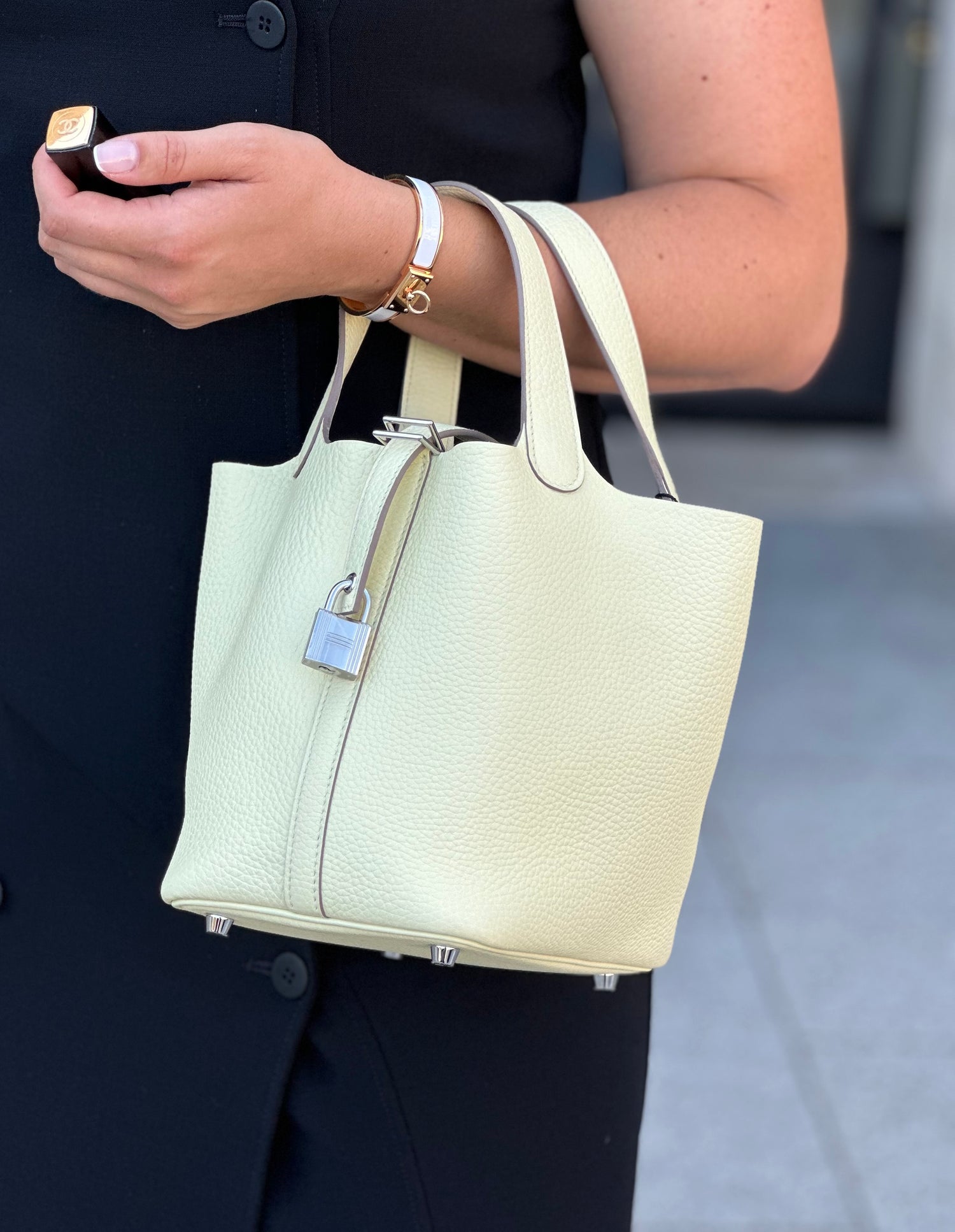 Hermès - Sac Picotin 18 Jaune Milton