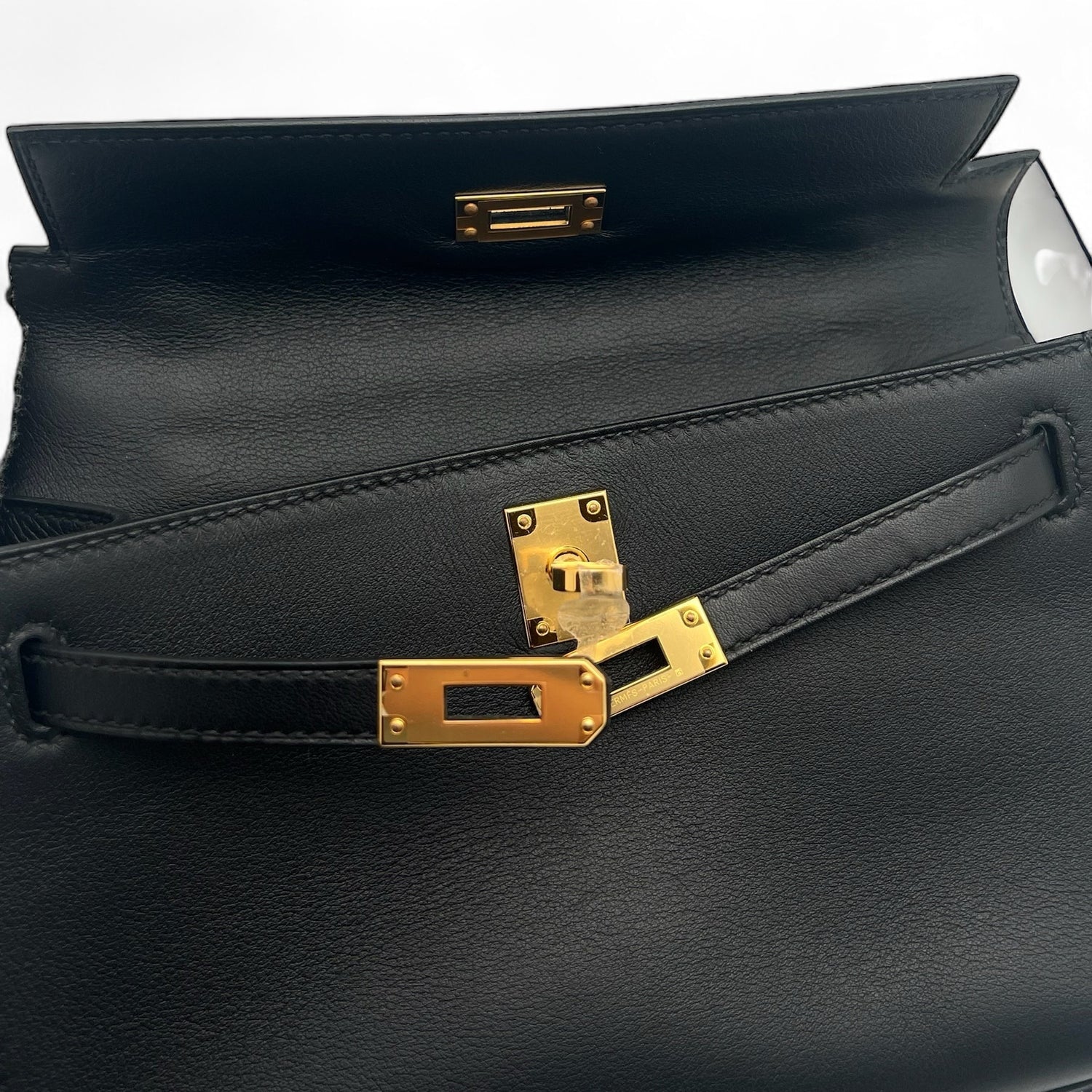 Hermès Kelly Clutch Noir Sac