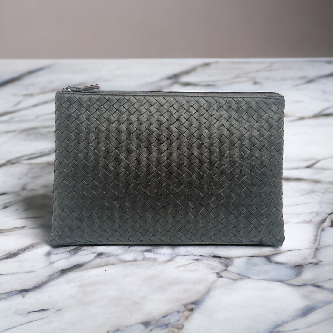 Bottega schokoladenbraune Clutch