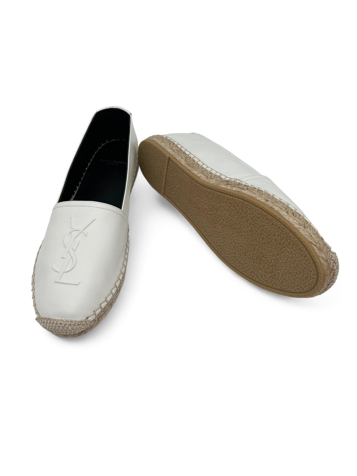 Saint Laurent - Espadrilles Logo Embossé T40