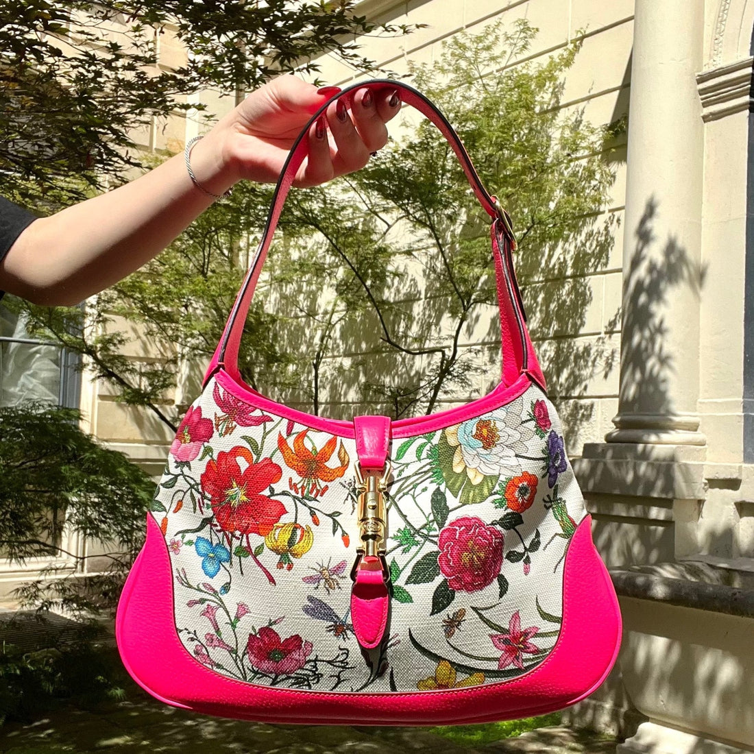 Gucci - Sac Jackie Floral