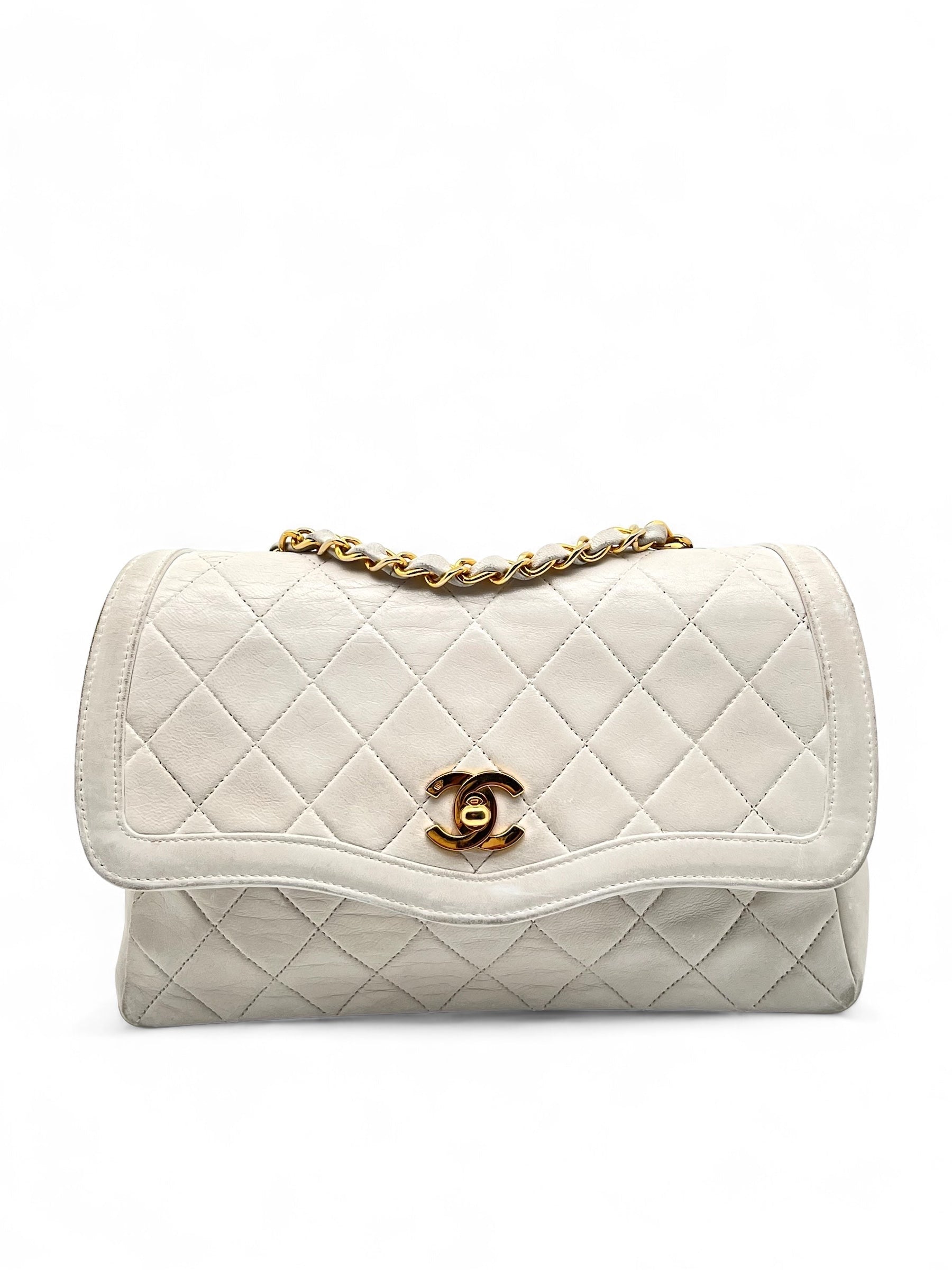 Chanel - Sac Vintage blanc