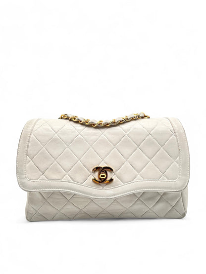 Chanel - Sac Vintage blanc