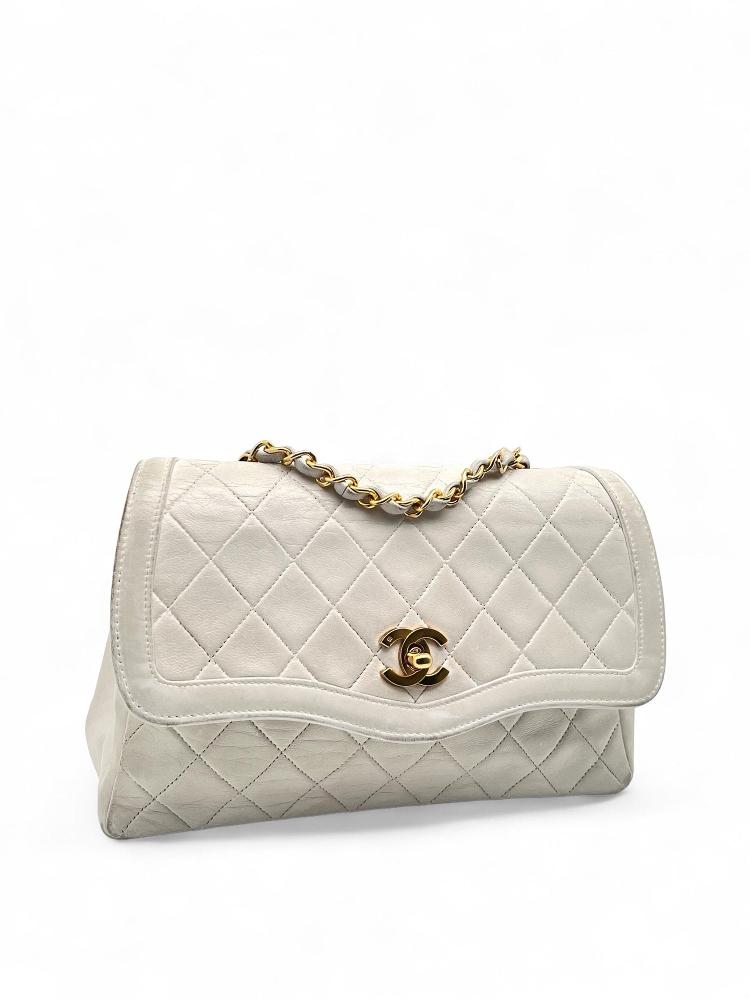 Chanel - Sac Vintage blanc