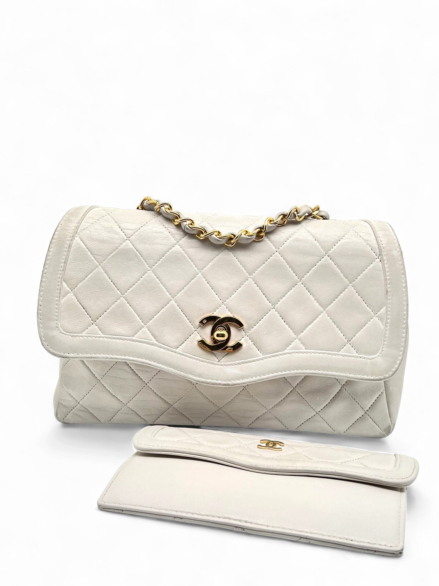 Chanel - Sac Vintage blanc