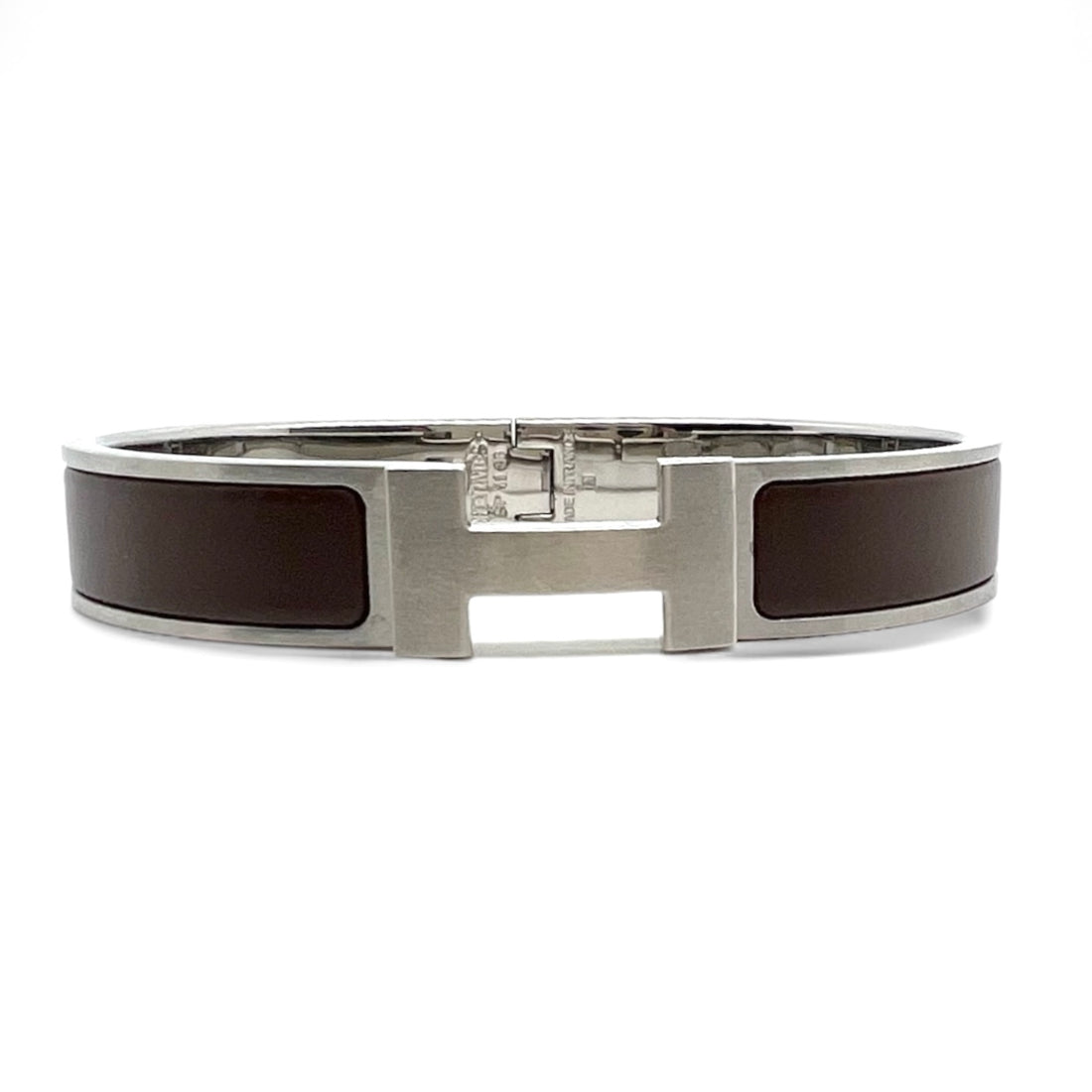 Hermès - Bracelet Clic HH Marron TL