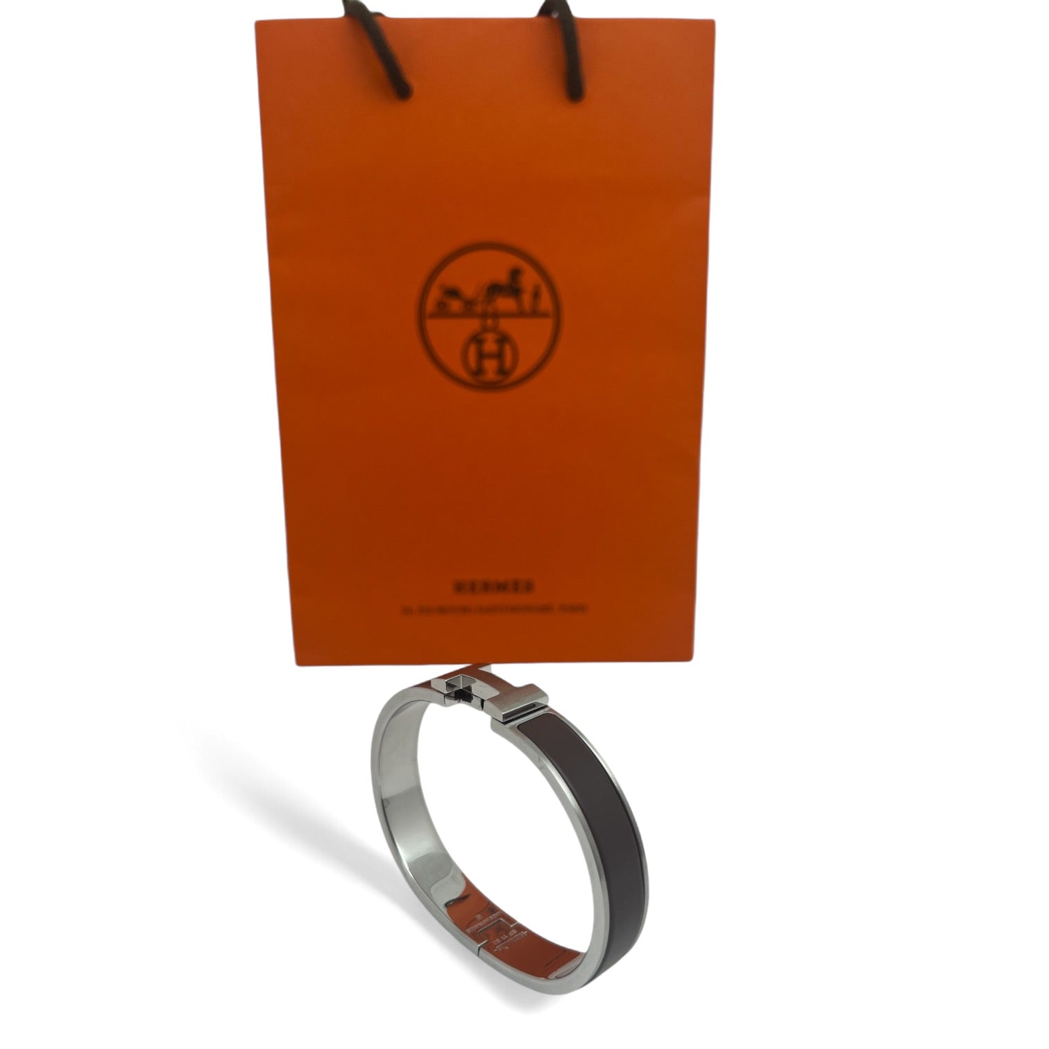 Hermès - Bracelet Clic HH Marron TL