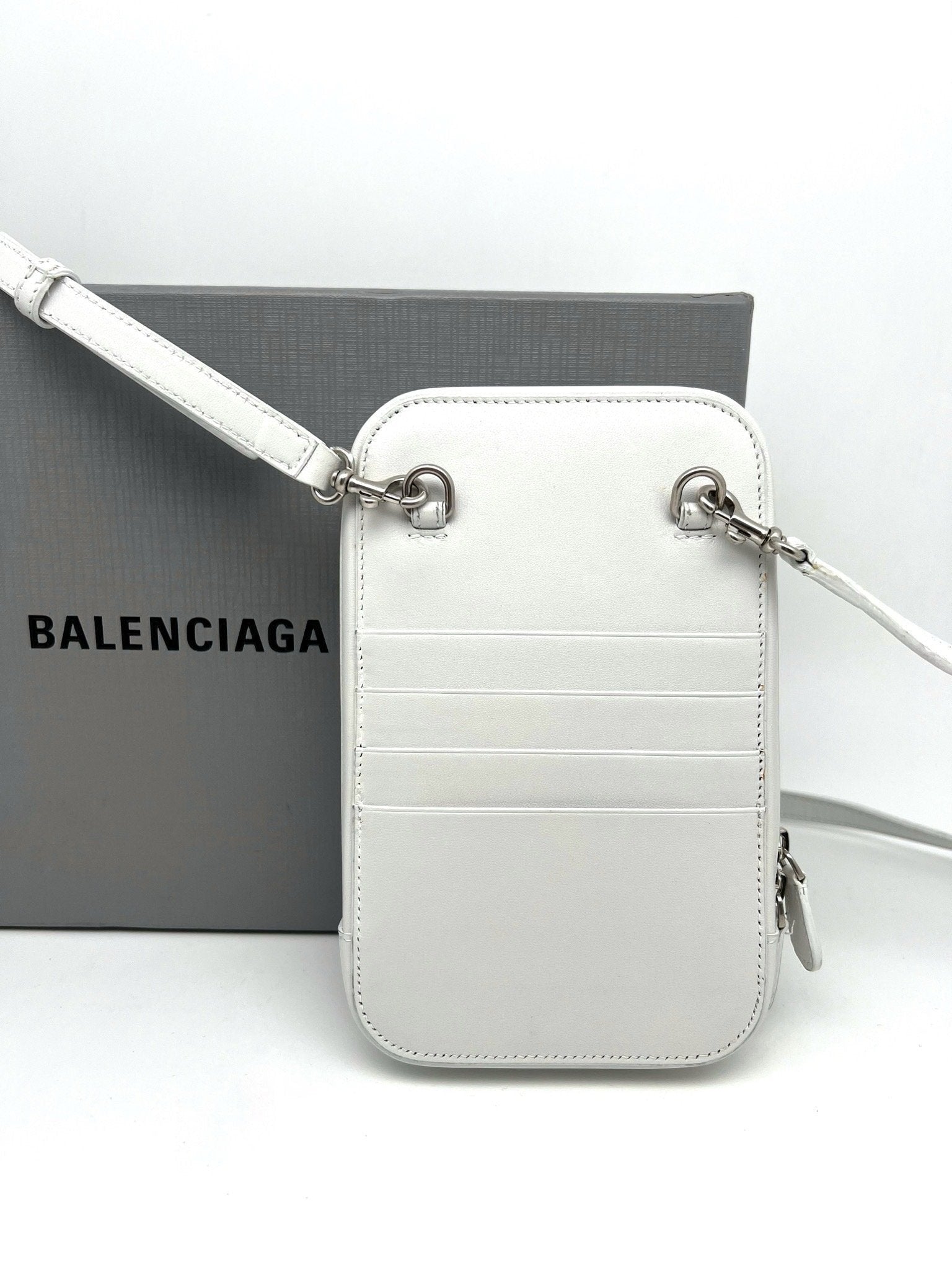 Balenciaga Telefonhalter weiß