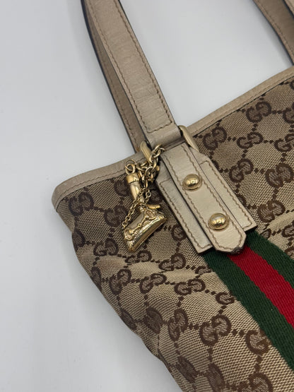 Gucci - sac seau monogramme et charm