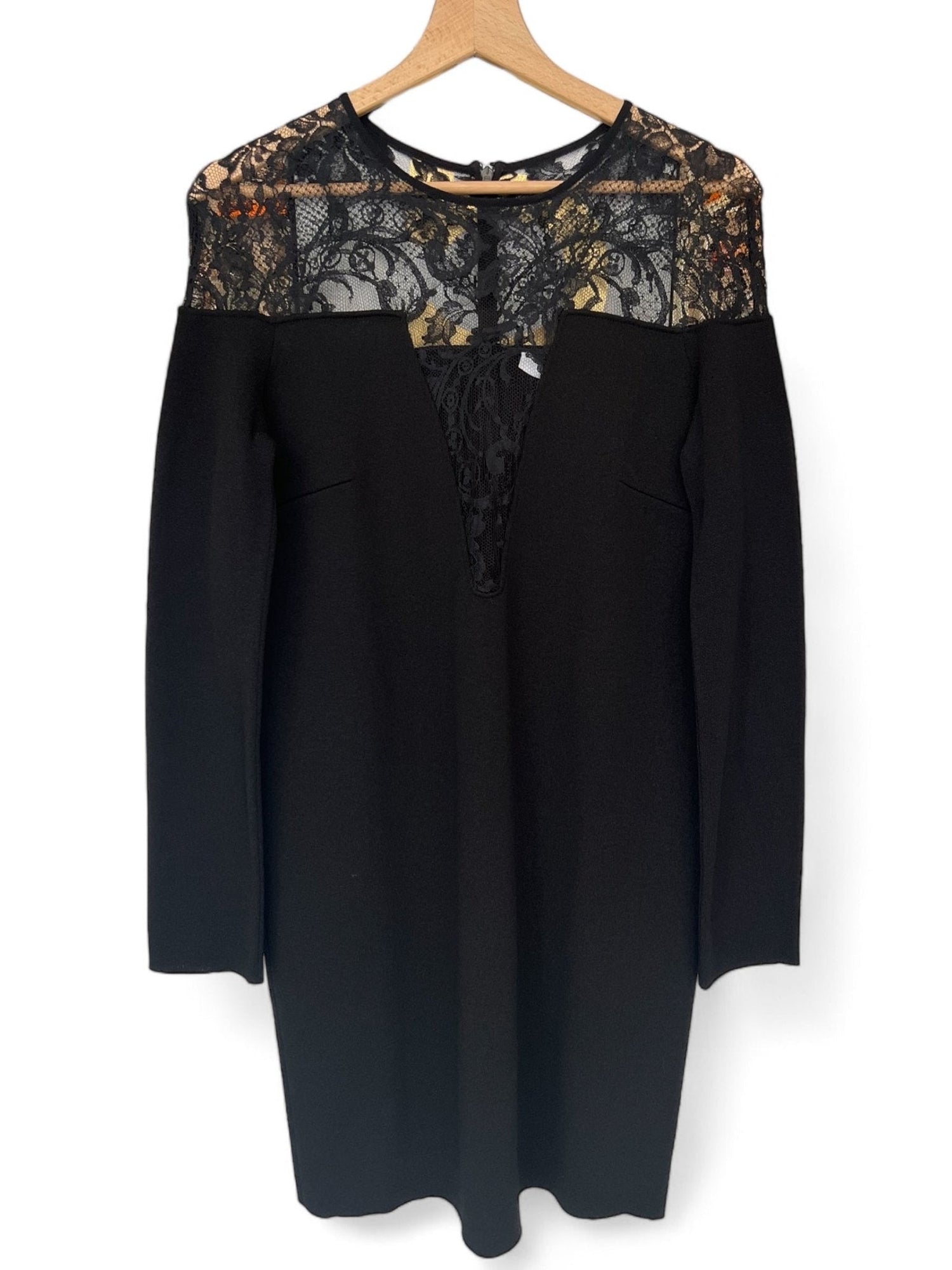 Givenchy - Robe noire dentelle T.38