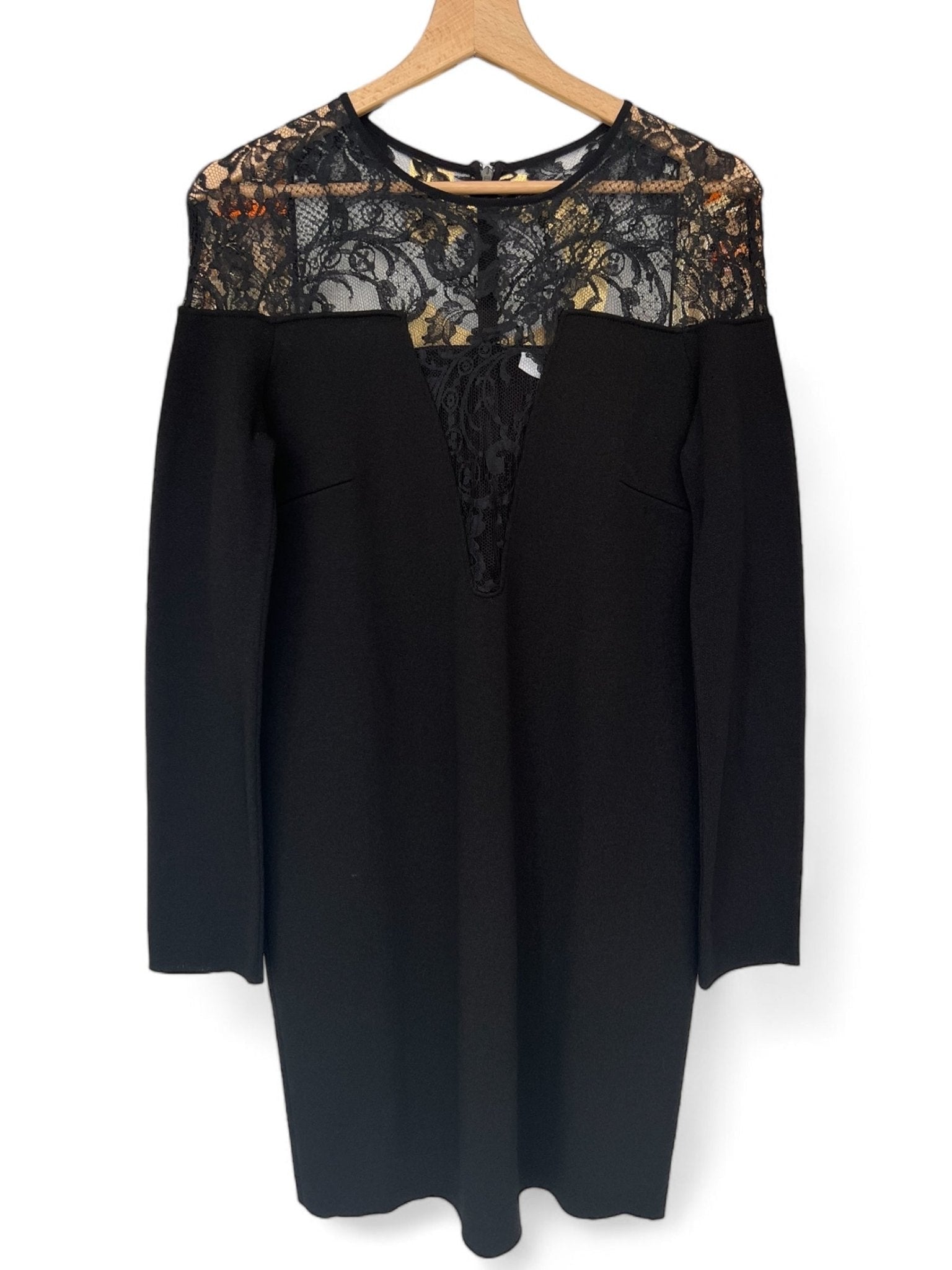 Givenchy - Robe noire dentelle T.38