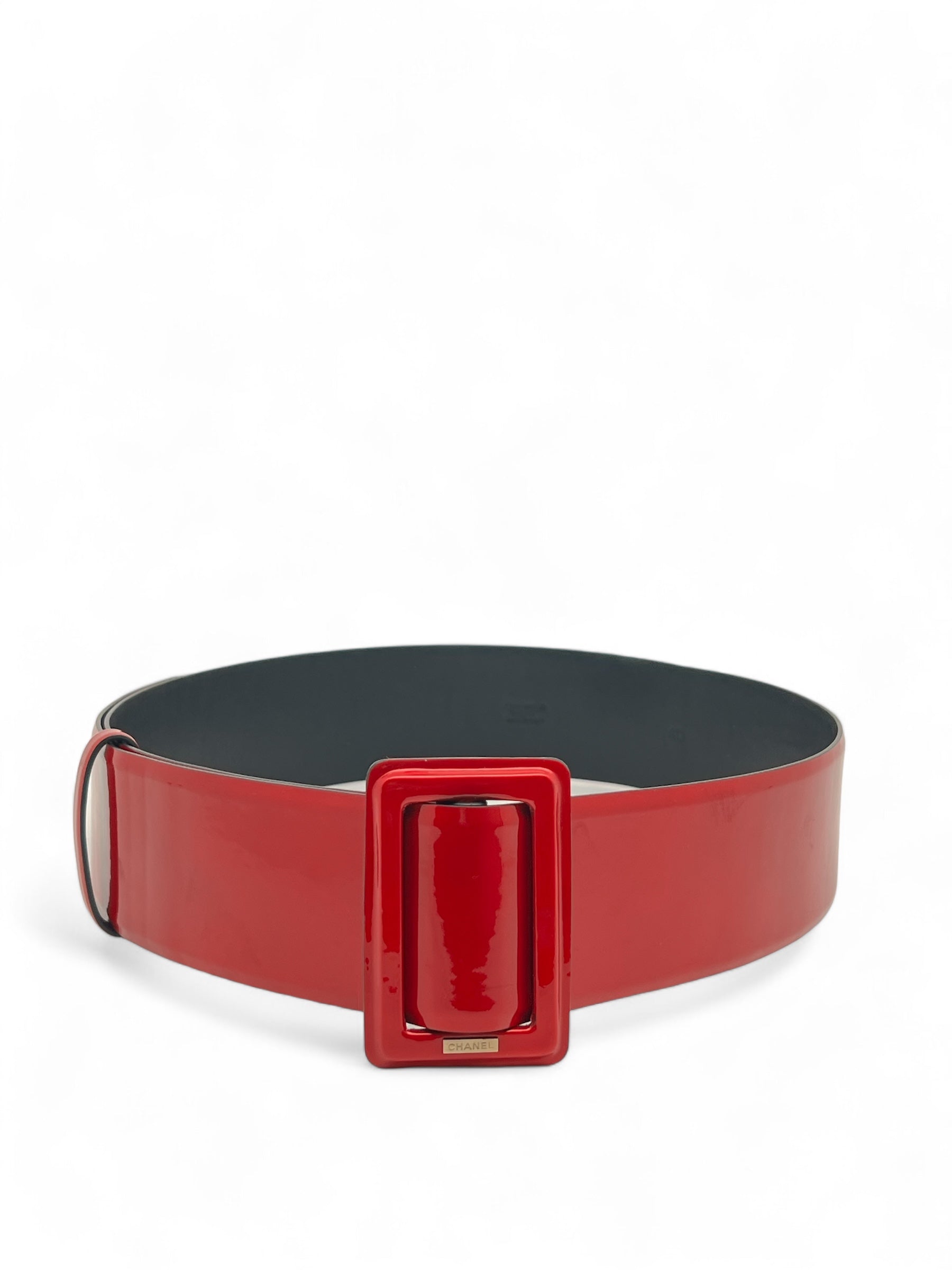 Chanel - Ceinture cuir verni T40