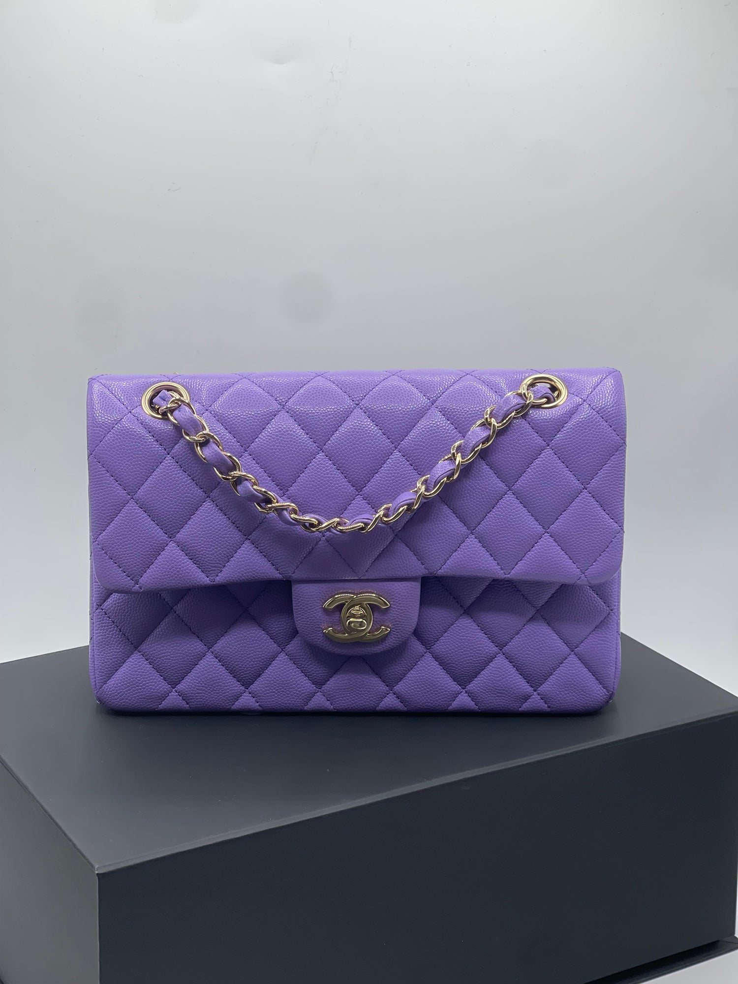 Chanel - Sac timeless small classique 23 violet