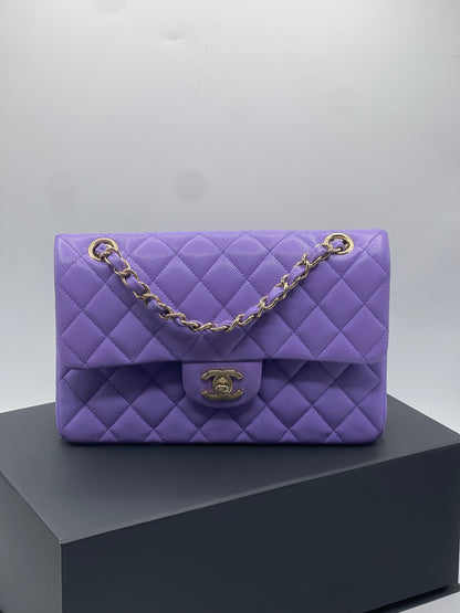 Chanel - Sac timeless small classique 23 violet