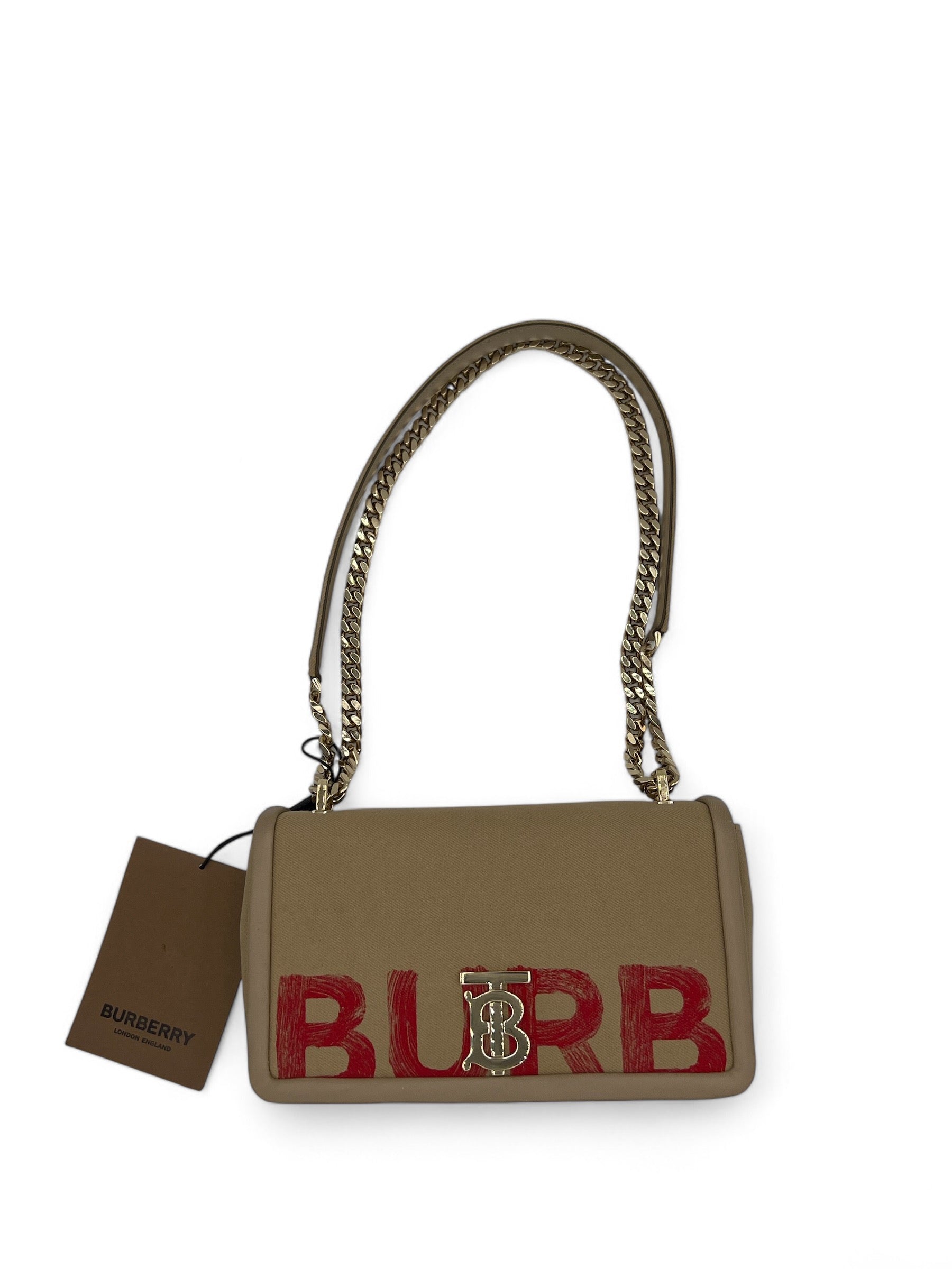 Burberry - Sac Lola Honey Red