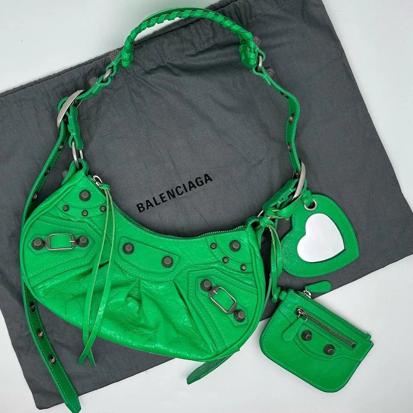 Balenciaga - Sac Cagole vert