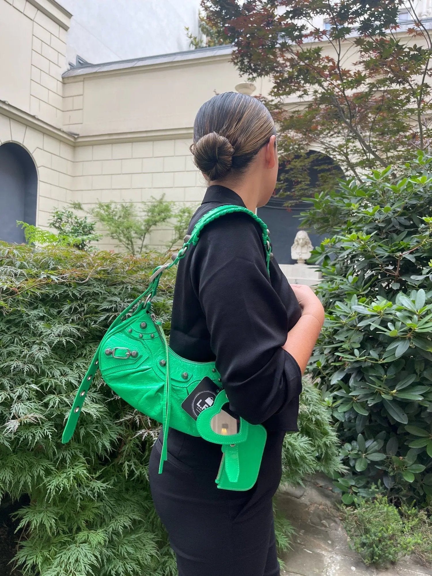 Balenciaga - Sac Cagole vert