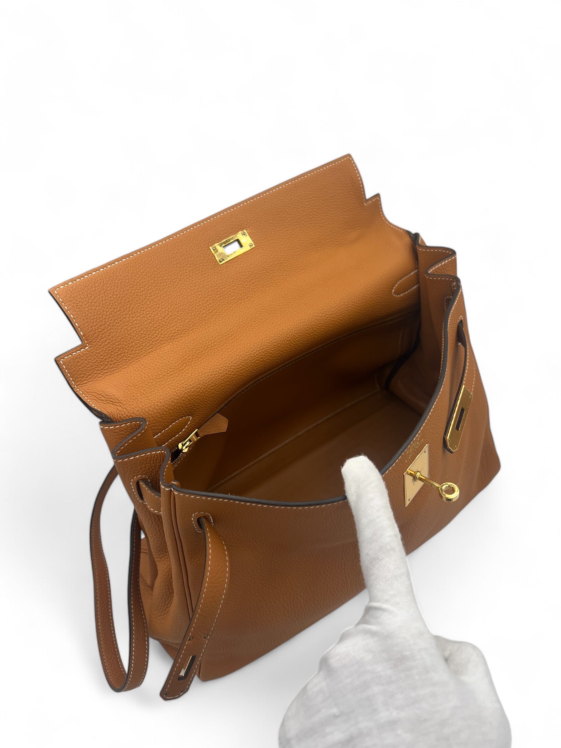 Hermès - Sac Kelly 35 Toffee