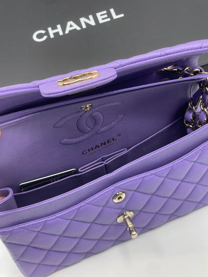 Chanel - Sac timeless small classique 23 violet