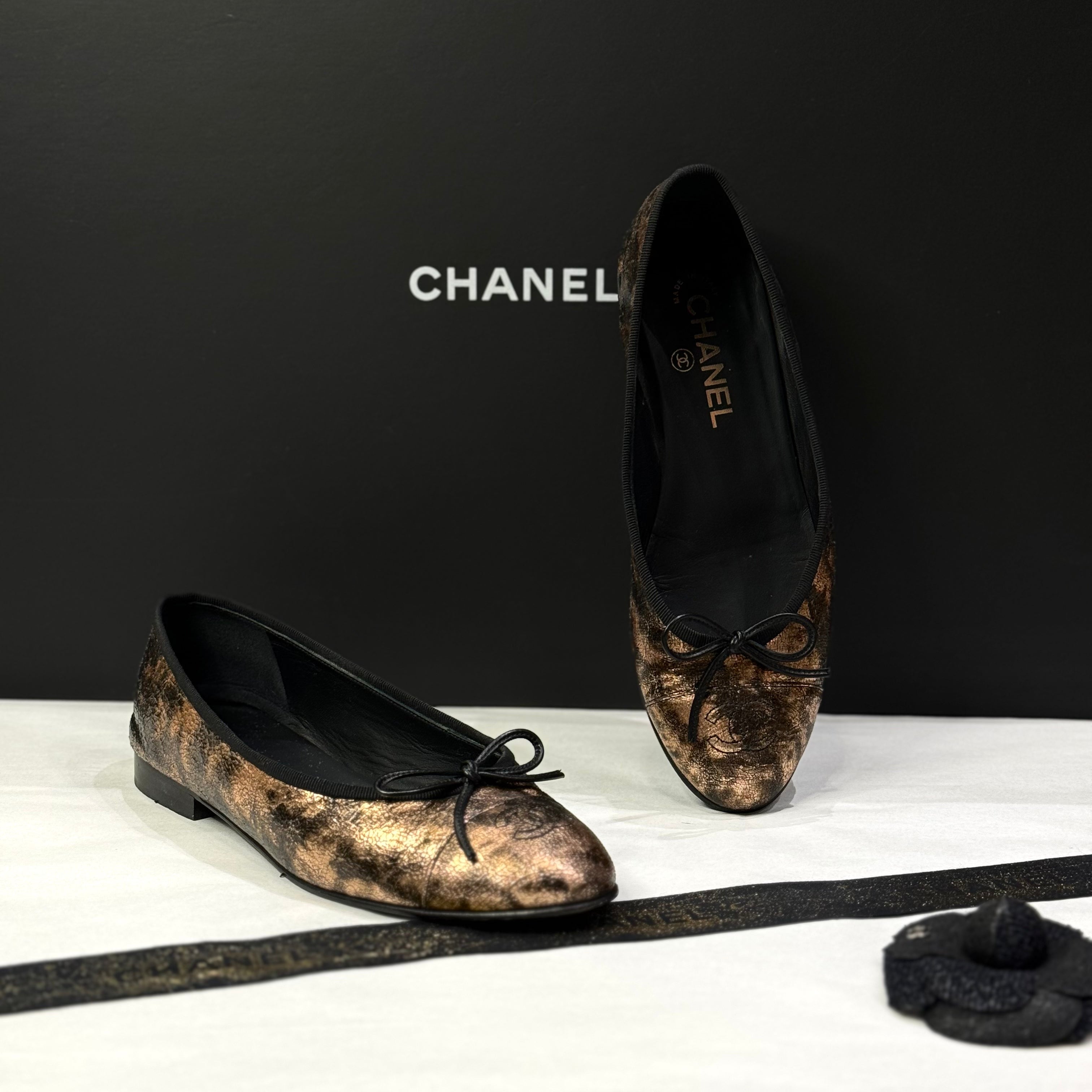 Chanel - Ballerines classiques T.38