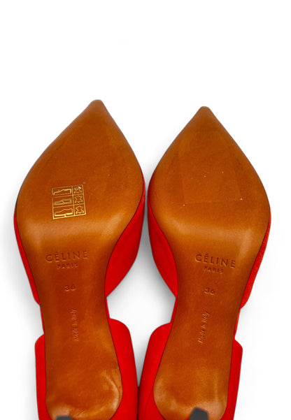 Céline - Escarpin orange T.36