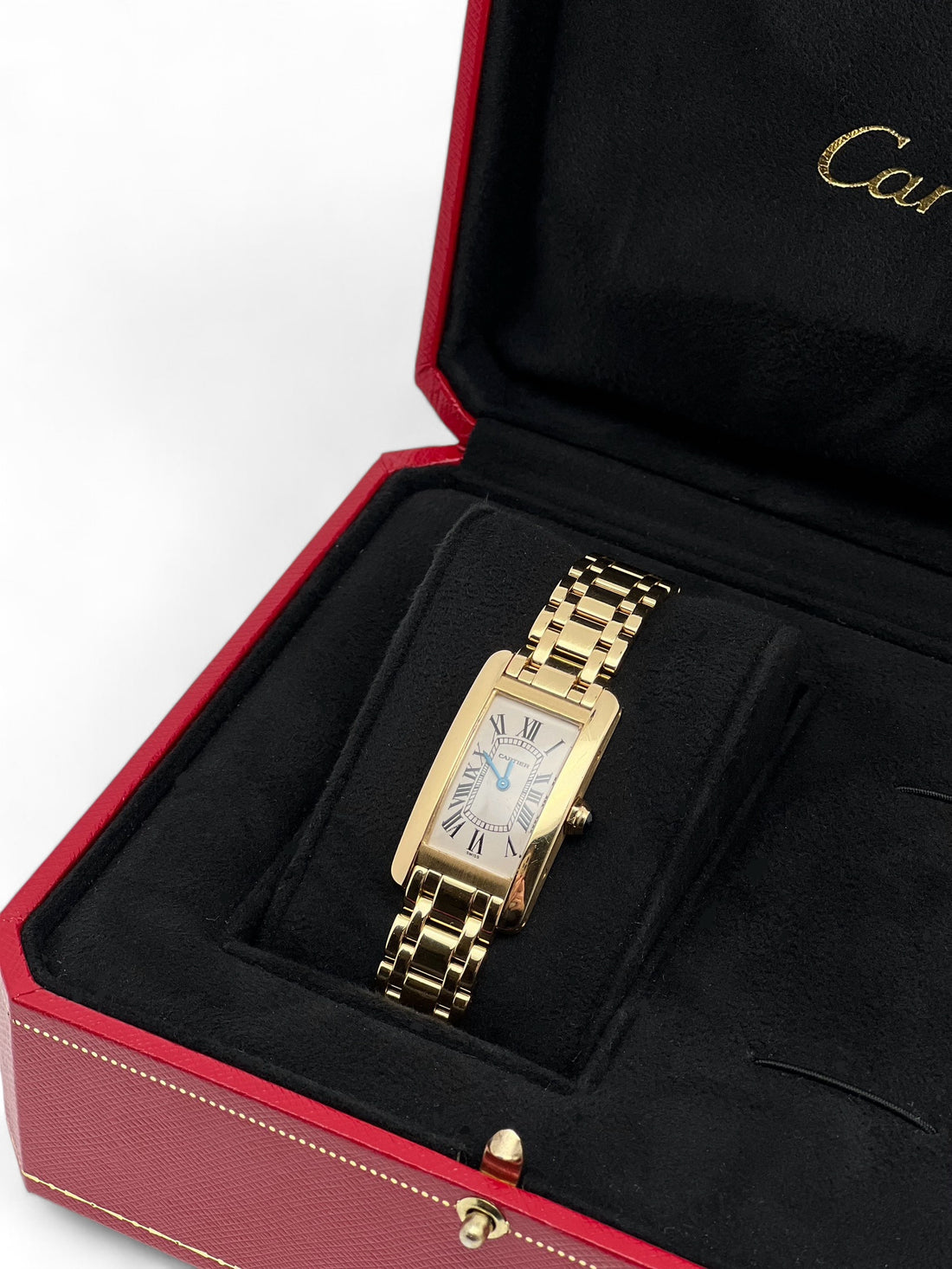 Cartier - Montre Tank Americaine or 18k