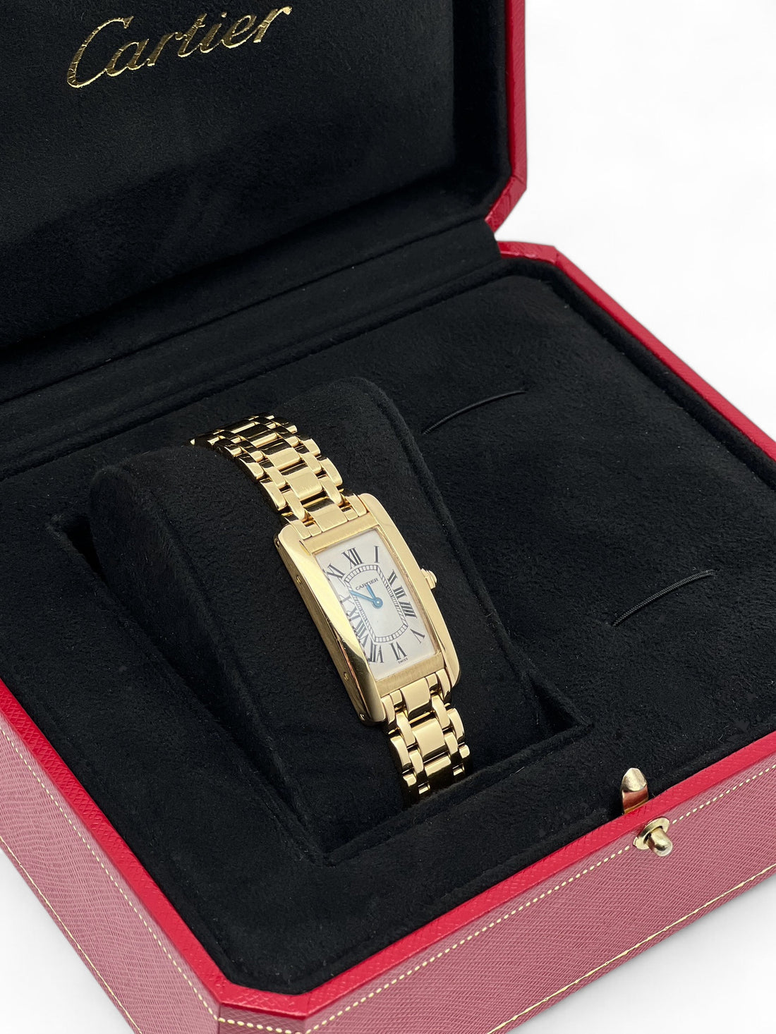 Cartier - Montre Tank Americaine or 18k