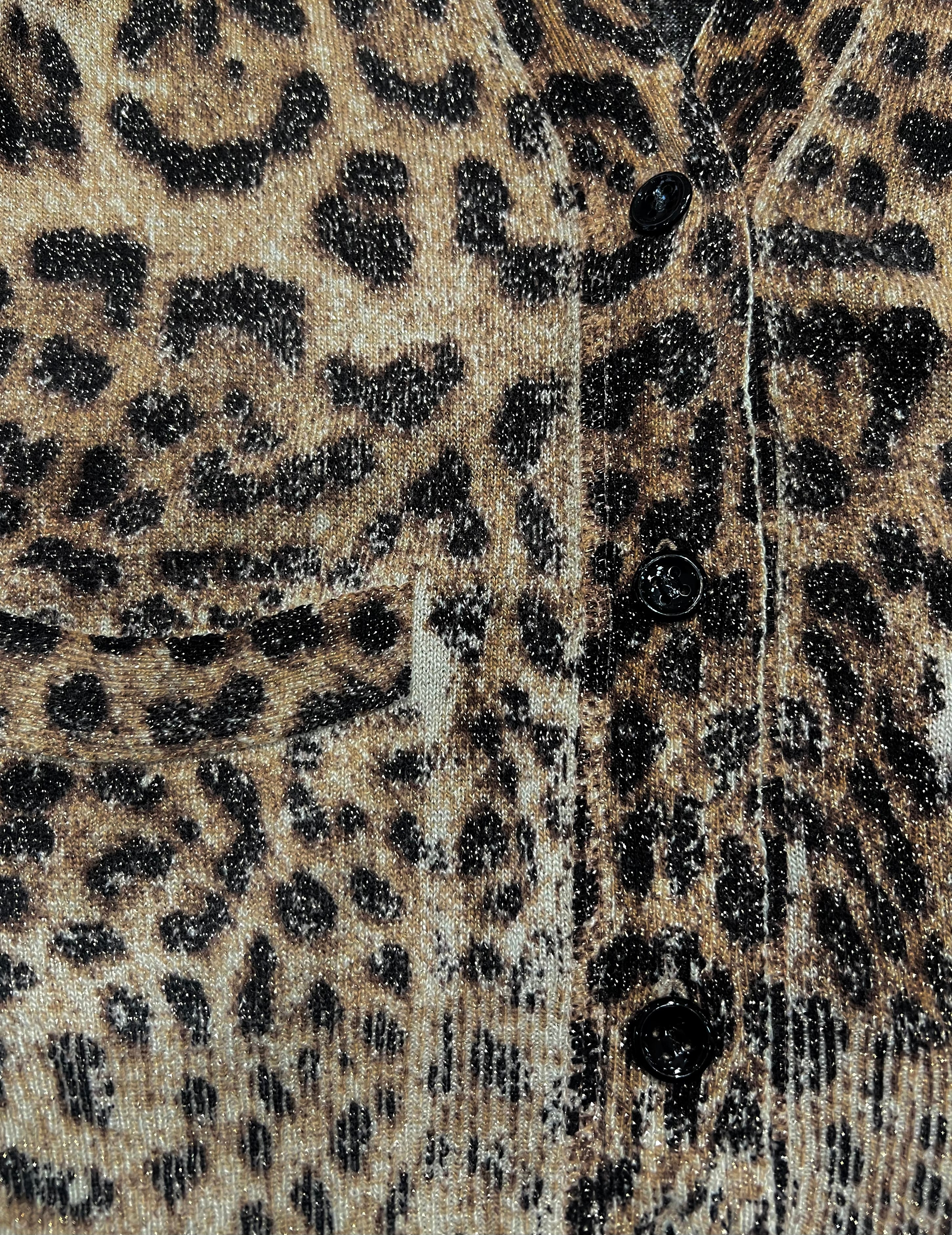 Yves Saint Laurent - Cardigan Leopard TS