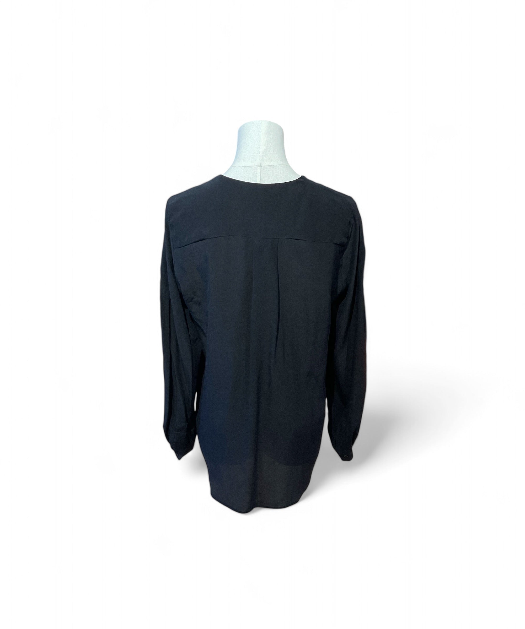 Gerard Darel - Blouse noire en soie T36