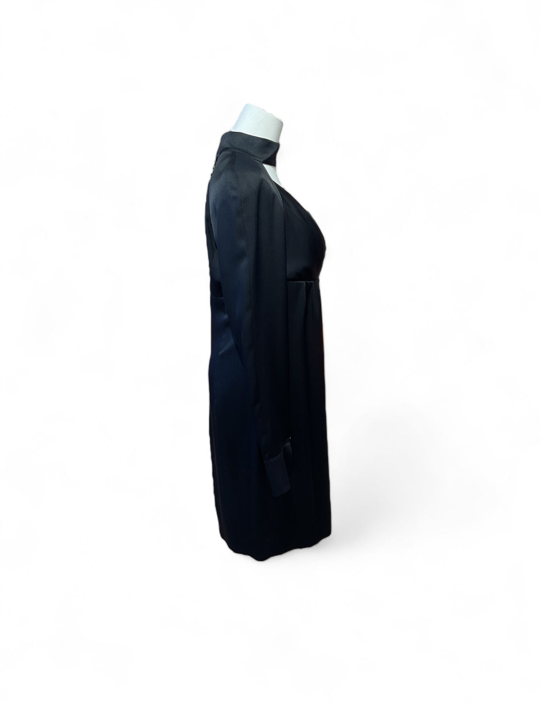 Chanel - Robe Chanel noire en soie T40